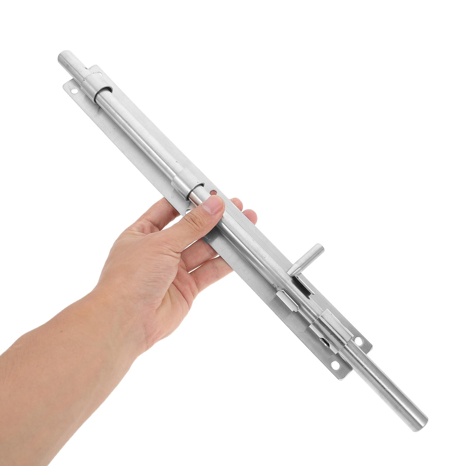 KOMBIUDA Loquet de Porte Coulissante Facile à Installer en Acier Inoxydable Épais, Verrou de Sécurité Robuste pour Portes Intérieures, pour Balcons et Arrière-cours