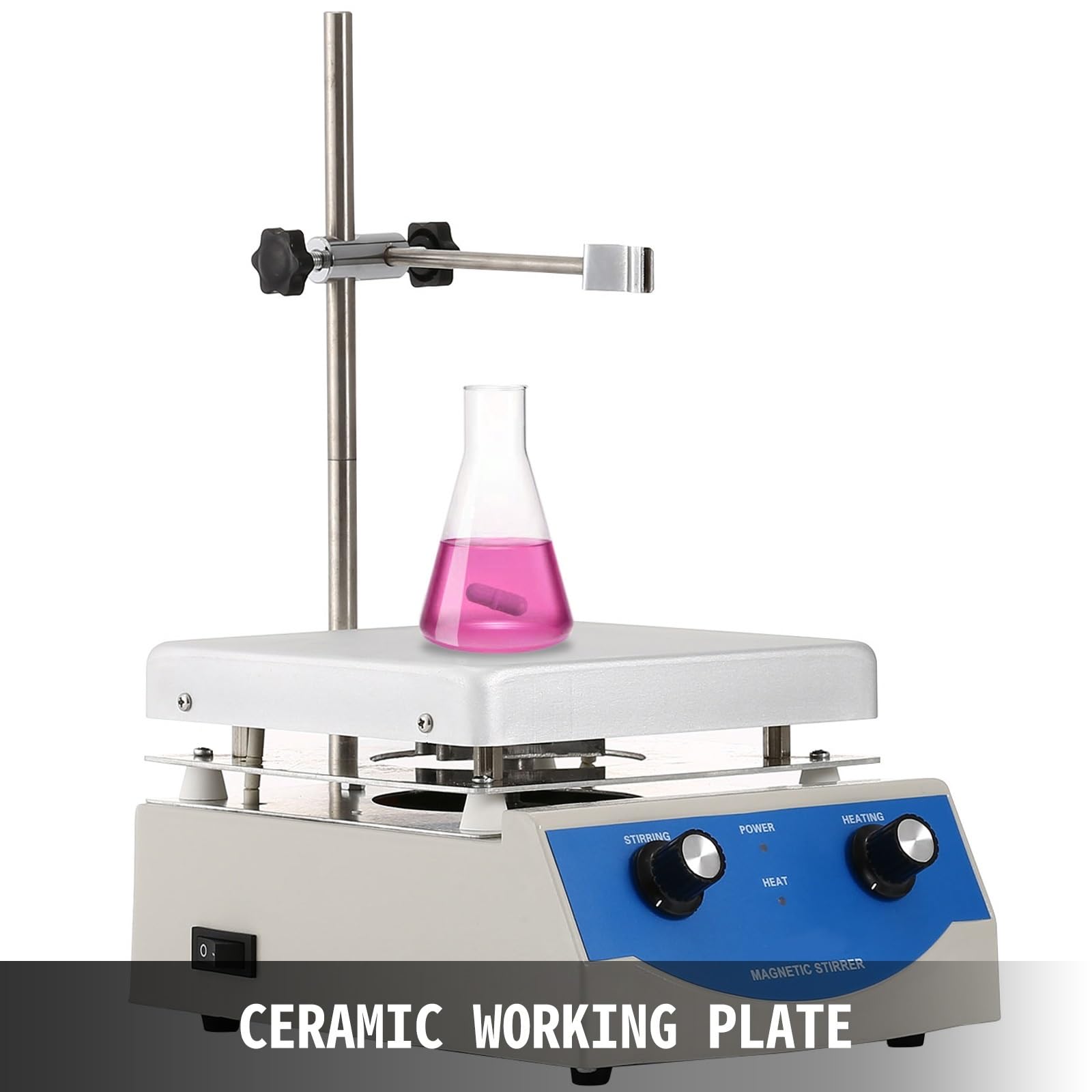 Agitatore for miscelatore con piastra riscaldante agitatore magnetico elettrico Laboratorio chimico biologico medico Per uso fai-da-te