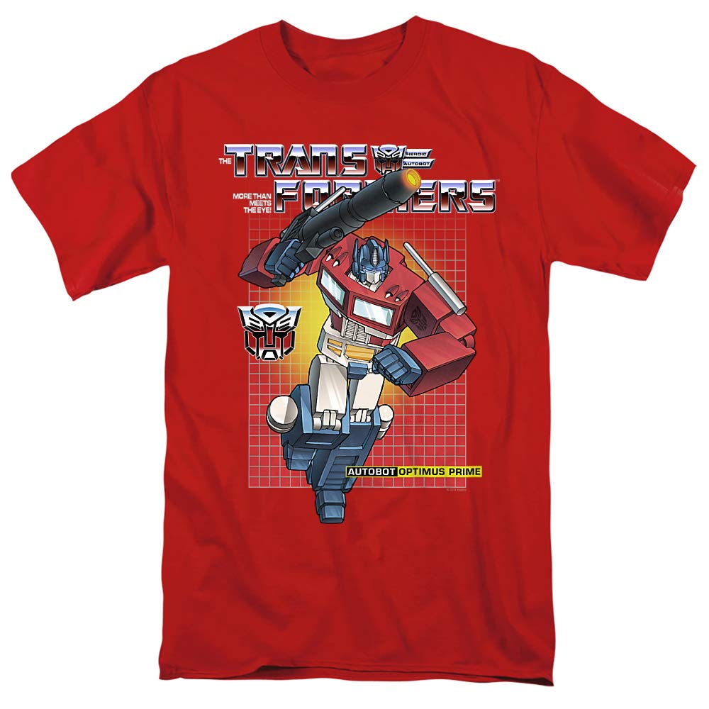 Transformers Optimus Prime Unisex Adult T Shirt for Men and Women