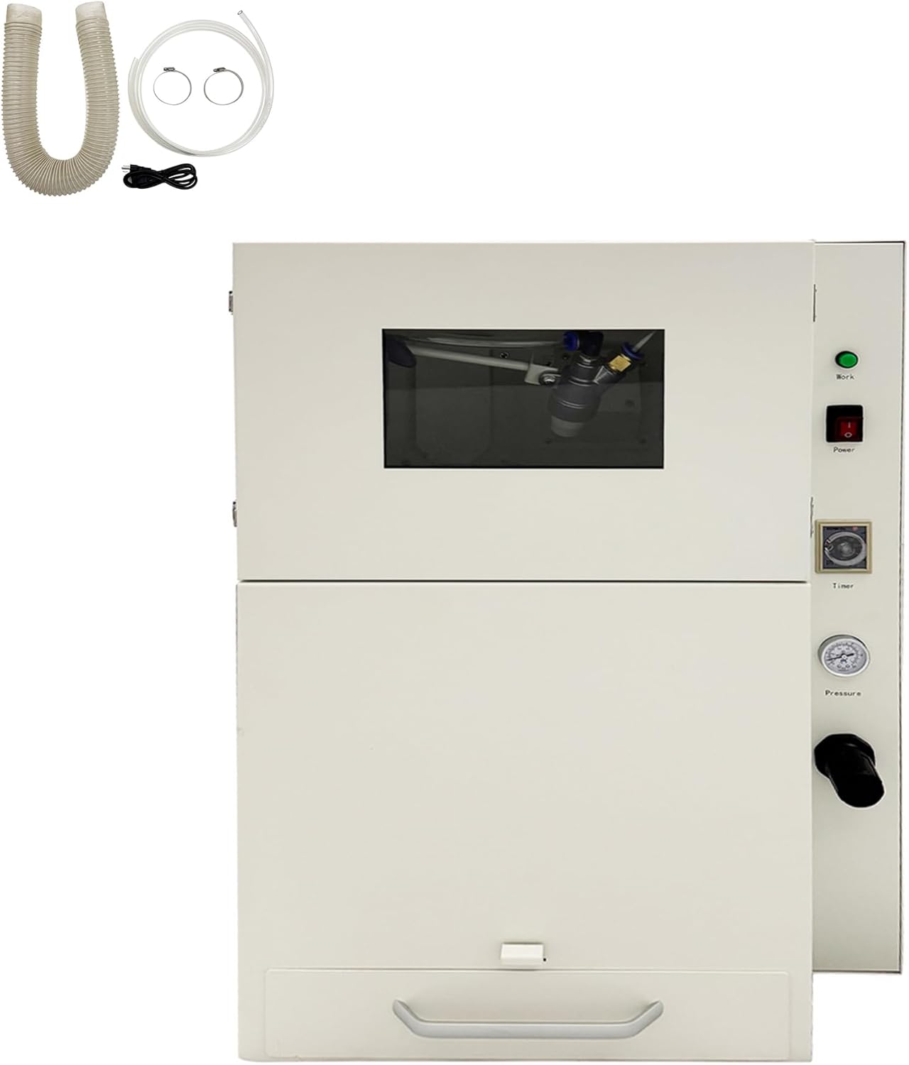 Lab Automatic Power Sandblaster Lab Equipment Sandblasting Machine Fully Automatic Power Sandblaster Laboratory Fully Automatic High-Pressure Sandblasting Machine, AC110V