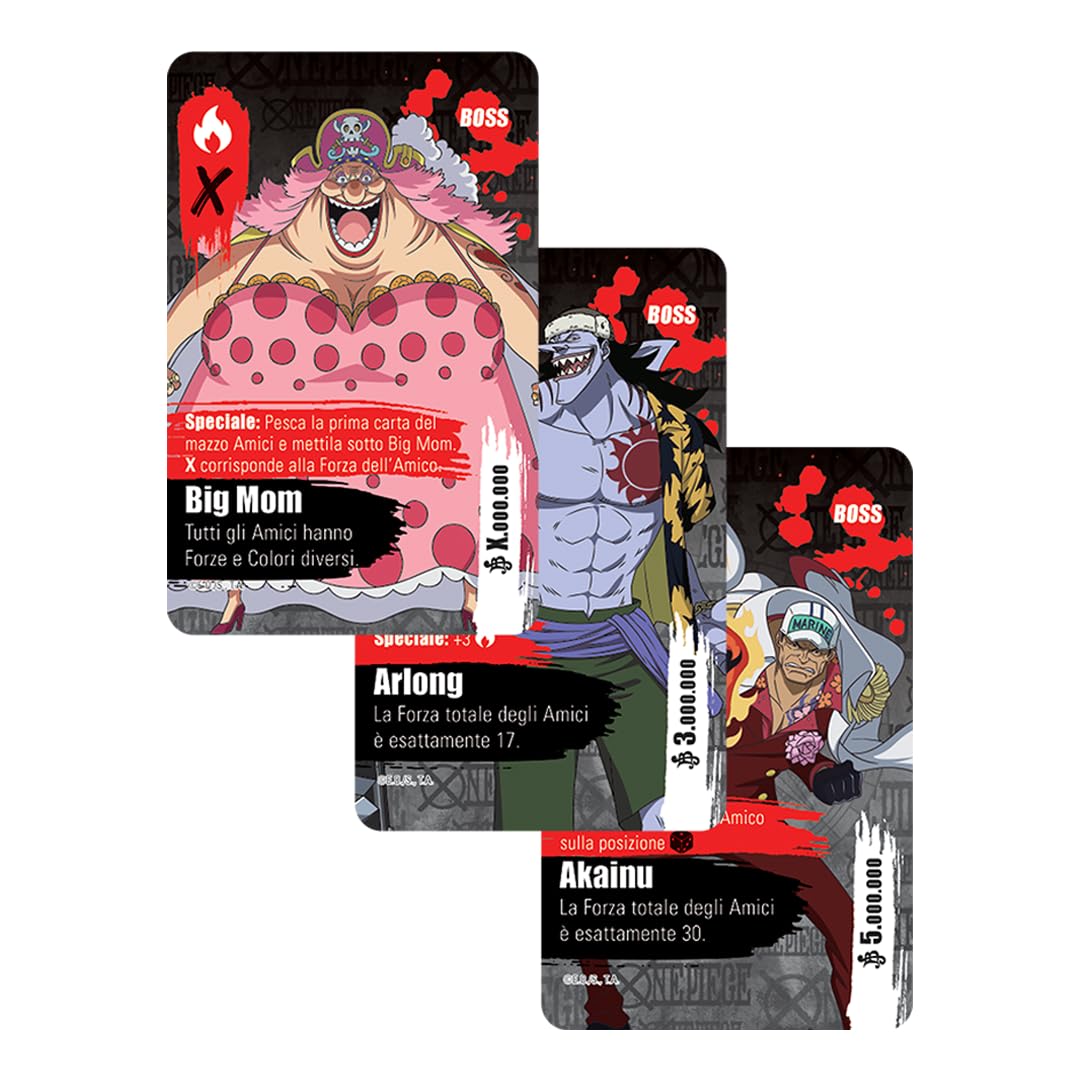 One Piece Nakama - Amici & Nemici - Gioco di carte cooperativo, 1-5 giocatori, 10+, Edizione in Italiano