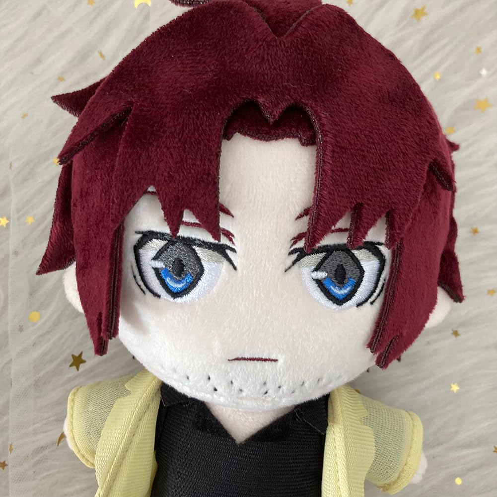 2 Cuscini A Forma Di Cane - Personaggi Bungo Stray Dogs: Dazai Osamu E Oda Sakunosuke, 20 Cm