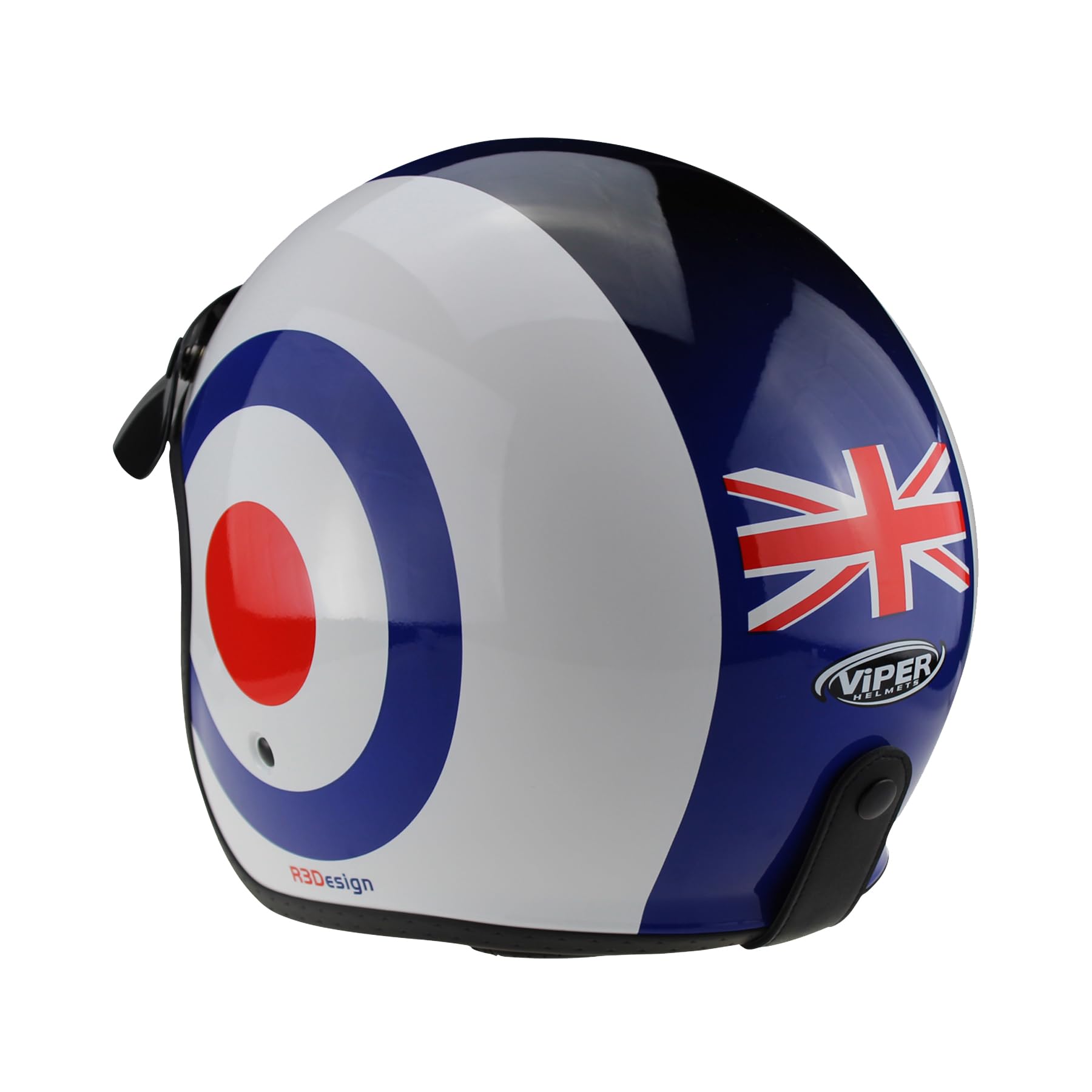 VIPER Motorcycle Helmet with Inner Sun Visor RSV06 Plus Open Face Jet Motorbike Helmets for Adult - Motorbike Rider Road Legal ECE2206 Approved for Cruise Bike Chopper Moped Electric Scooters
