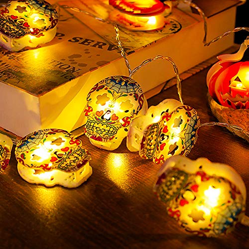 Decoración de Halloween BESTZY Decoracion Jardin Exterior (Cabeza Fantasma Calavera 2 Metros)