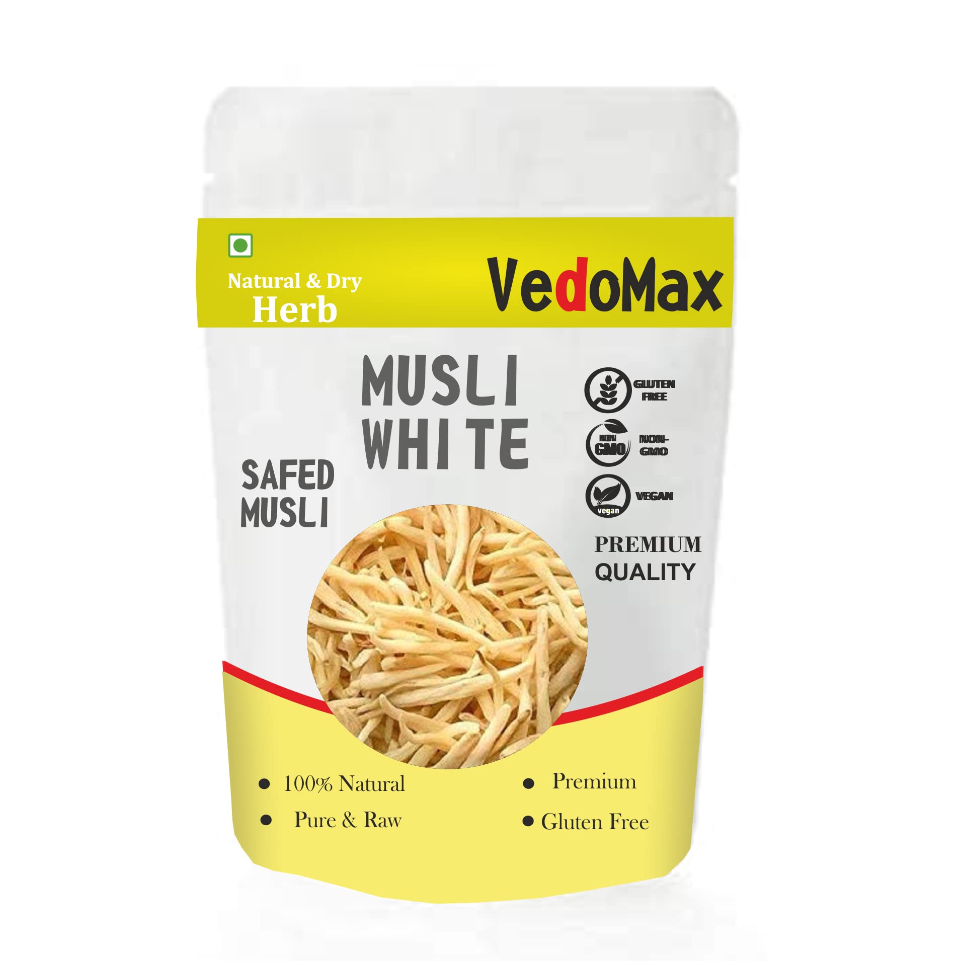 VedoMax Musli Safed | White Musli | Chlorophytum Borivilianum - 50 GM (B09NDDBKKH) Amazon Price History, Amazon Price Tracker