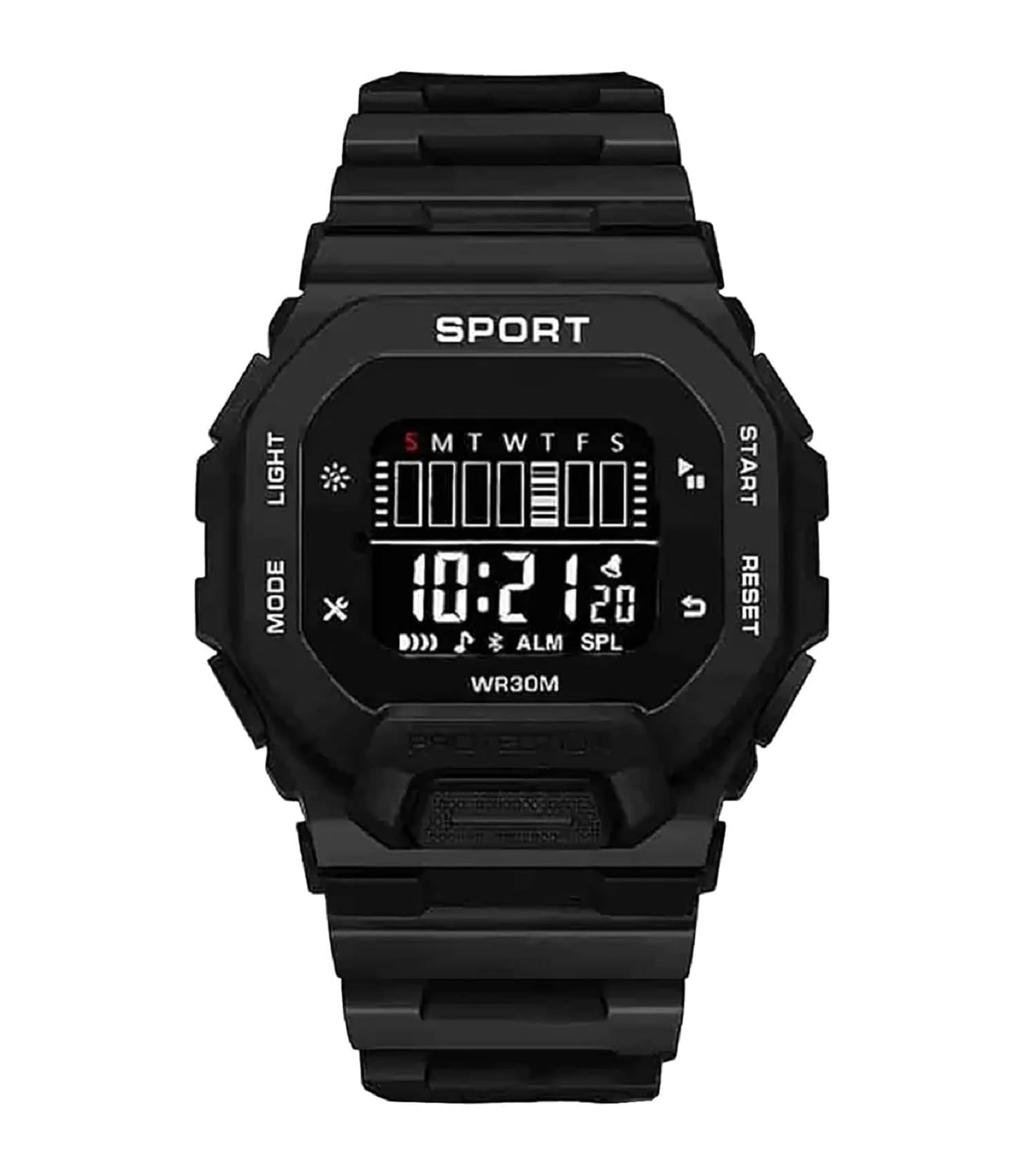Viser Digital Dial Shock-Proof Water & Dust Resistant Alarm Stopwatch Student Watch for Boys & Girls (Age 5-17 Years)-GSK-101 (Black) (B0CTG575D2) Amazon Price History, Amazon Price Tracker