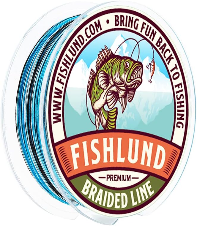 Braided Fishing Line, Featured Colorfast Fishing Line Braid, Strong, Smooth, Round, Sensitive, Test Pound Braided Line