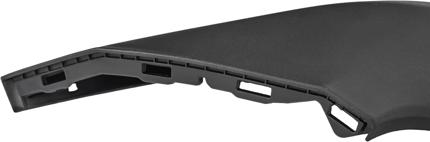 HECASA Pair Headlight Bezels Compatible with 2015-2017 Ford F150 Replacement for FL3Z17C754AA Headlamp Molding Cover Door Front Lamp Bezel Trim Plastic(PP) Matte Black Driver & Passenger Side