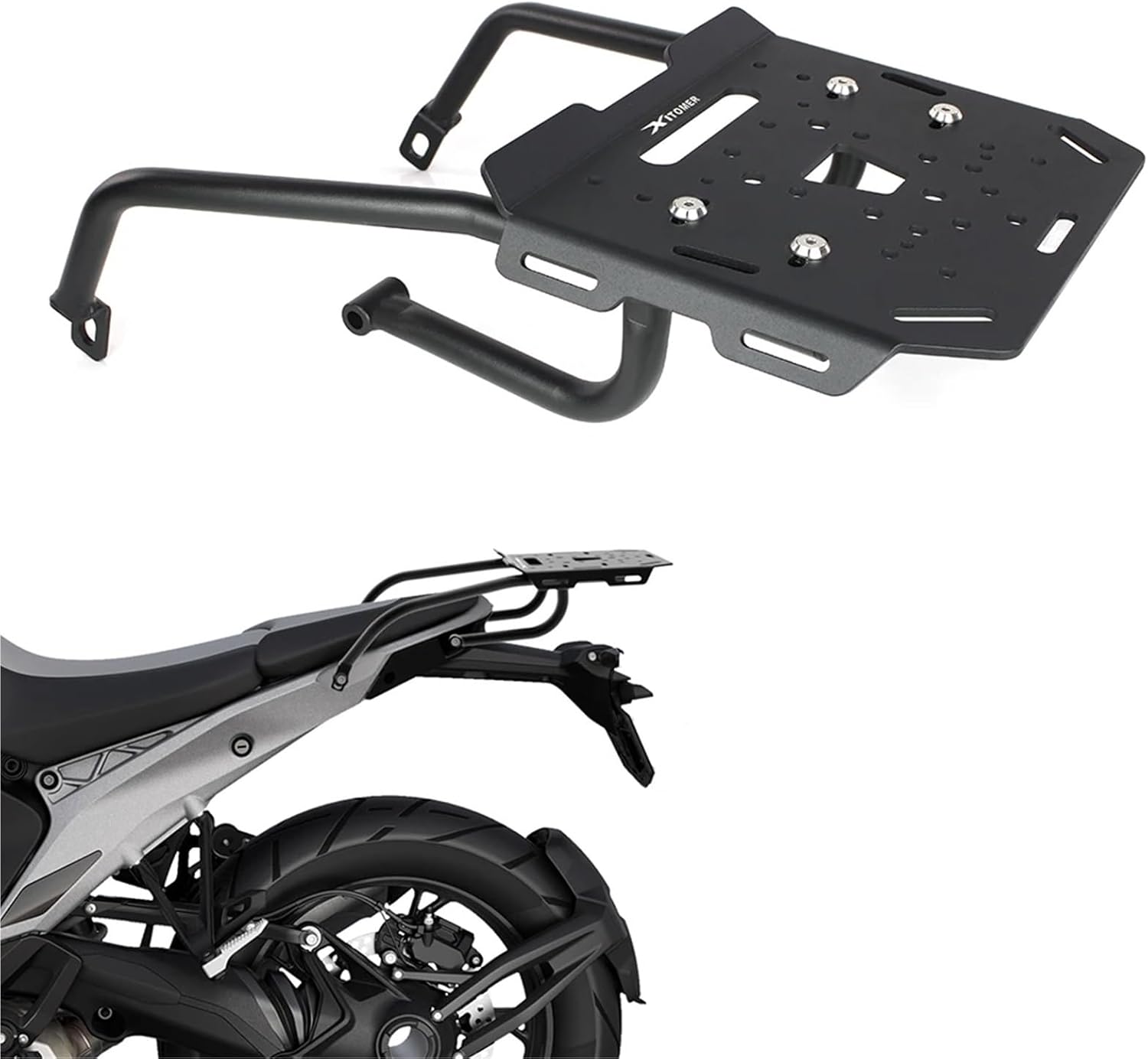 Replacement for BMW R 1300 GS 2023 2024 2025 R1300GS R1300 Motorcycle Rear Luggage Rack Carrier Shelf Cargo Holder Support Bracket
