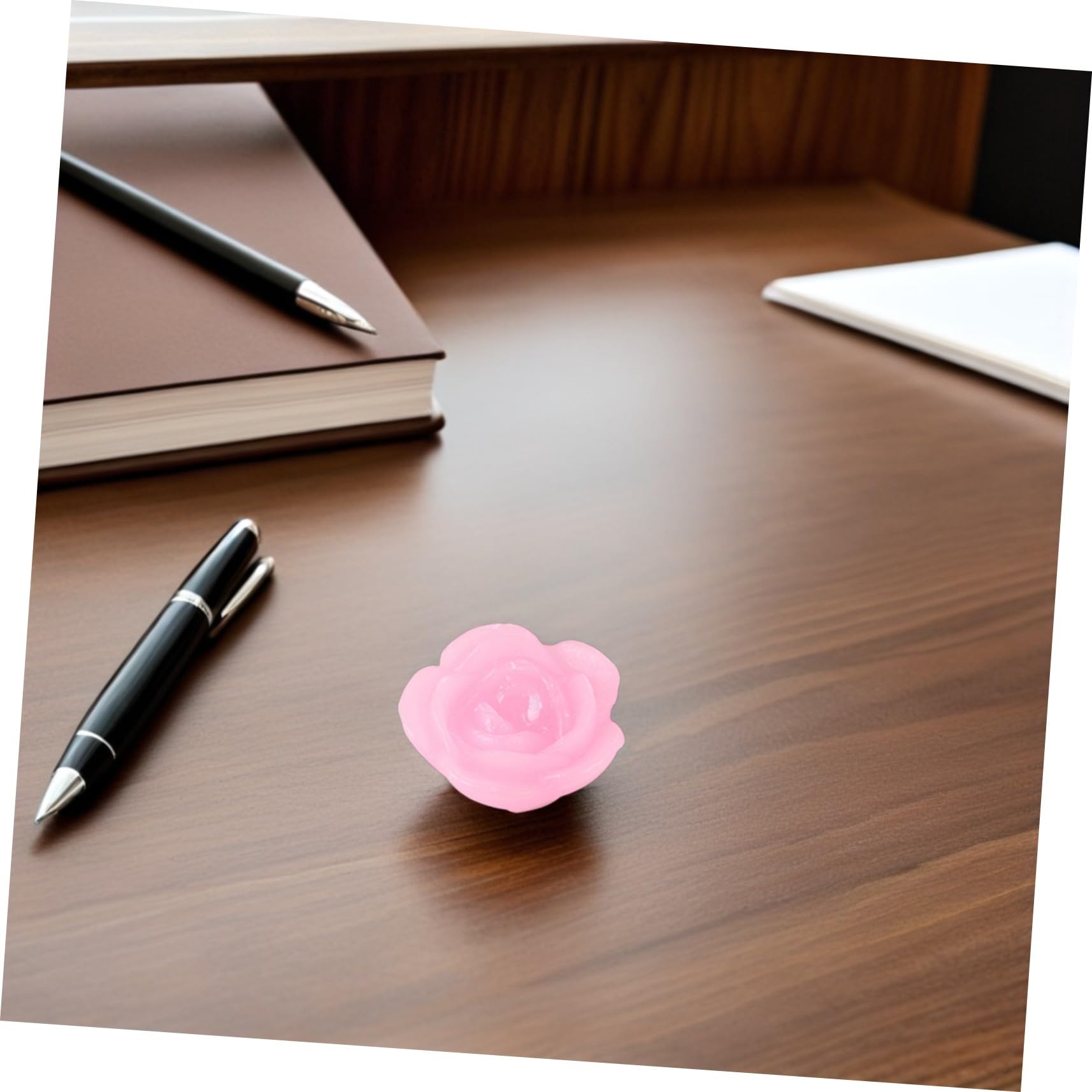 15pezzi Candela Galleggiante Forma Di Rosa Decorativa e Profumata Per Matrimonio e Decorazioni Festive Per Bagni e Di Candele Galleggianti Rosa