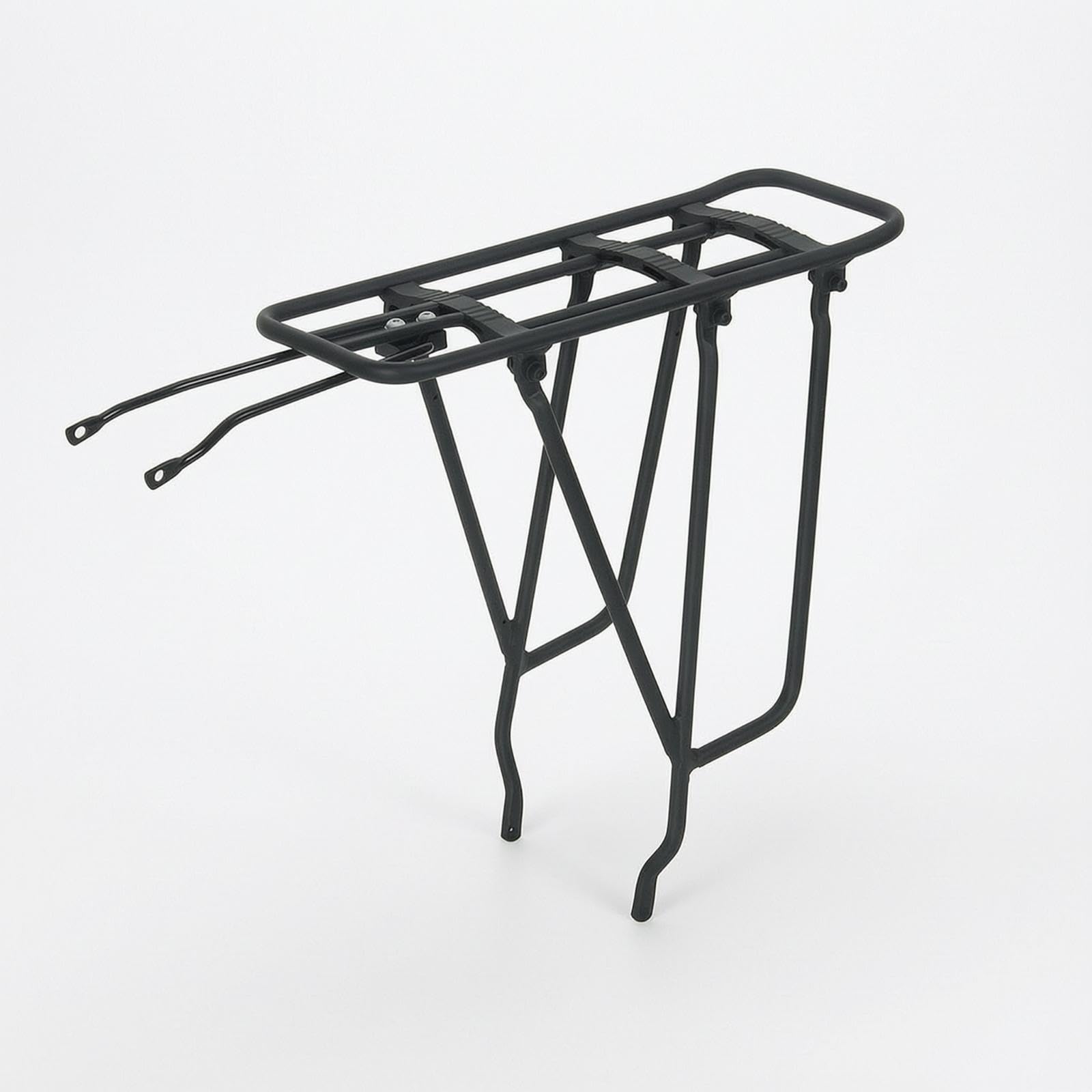 Aluminum Alloy Rear Rack Designed for Most Bikes Bike Rear Rack Lightweight for Cyclists, Commuters, Commuting External Disc Brake-image-0