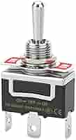 Baomain Toggle Switch SPDT ON/OFF/ON 3 Position 250VAC 15A 1
