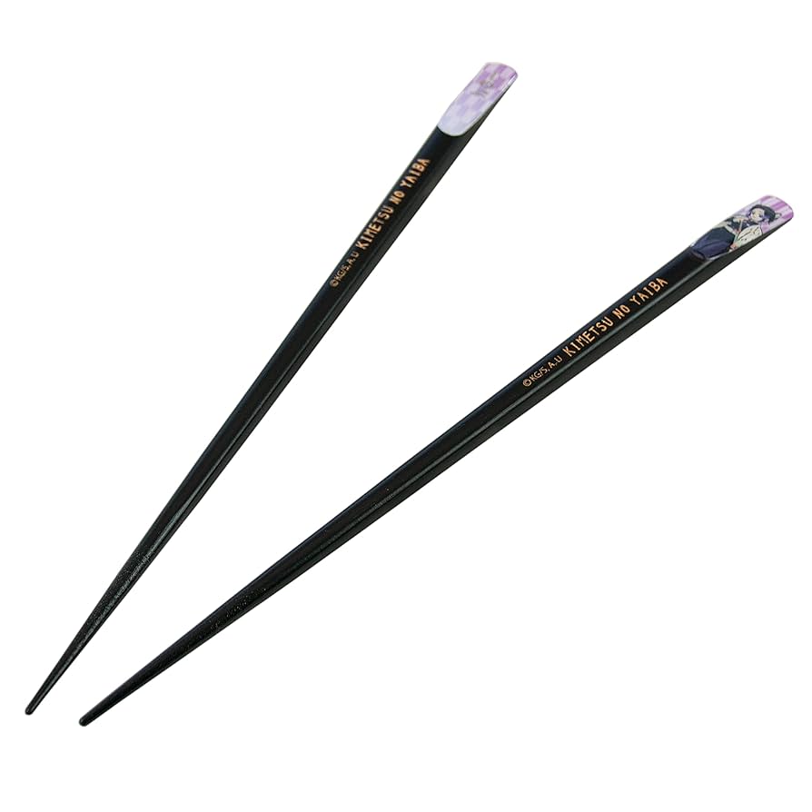Amazon｜鬼滅の刃 胡蝶しのぶ 塗箸 天削ぎ 約23cm 073526｜箸