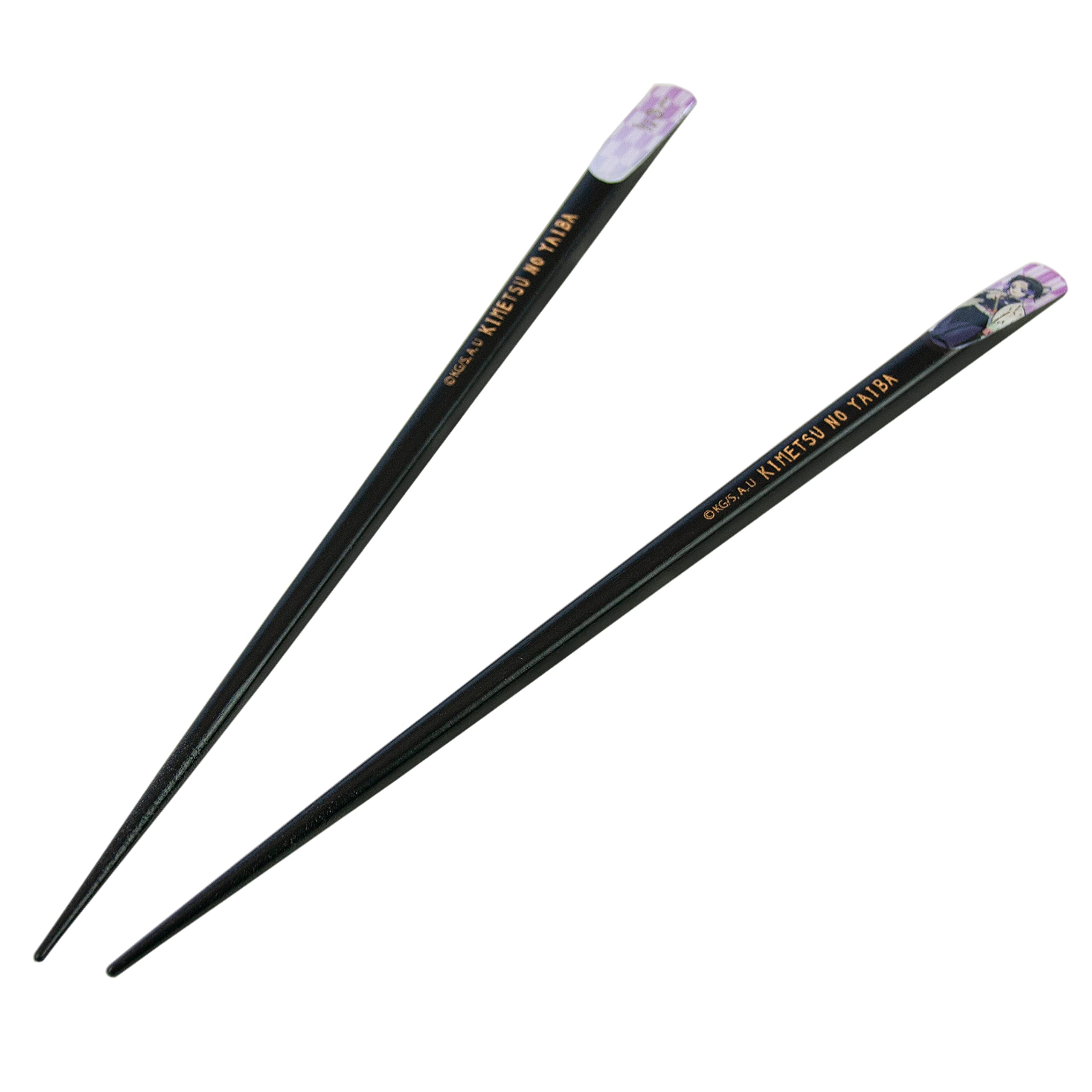 Amazon｜鬼滅の刃 胡蝶しのぶ 塗箸 天削ぎ 約23cm 073526｜箸