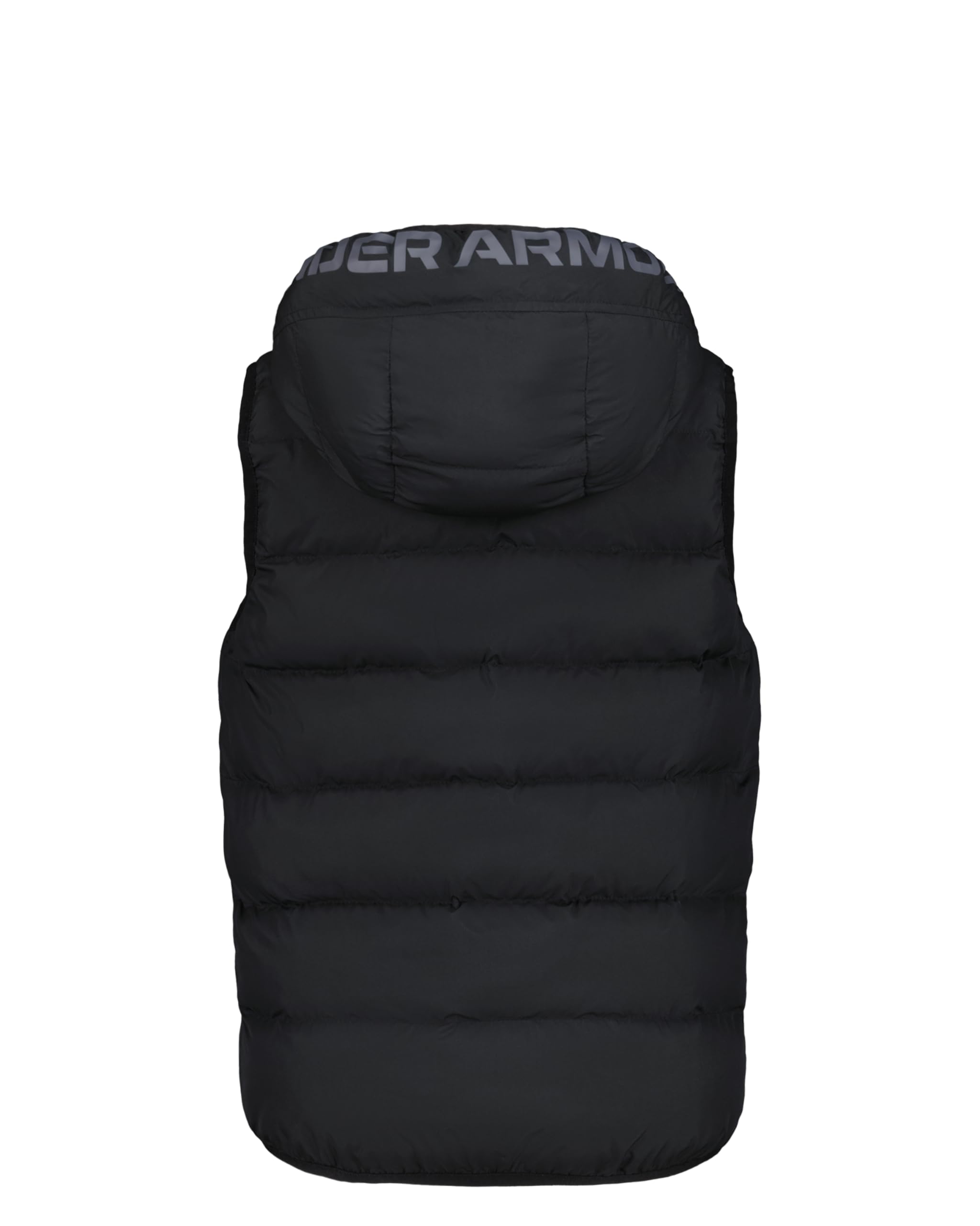 Under Armour Jungen Pronto Colourblock Puffer Weste mit UA Storm – wasserabweisender, gefütterter Bodywarmer mit Kapuze, durchgehender Reißverschluss