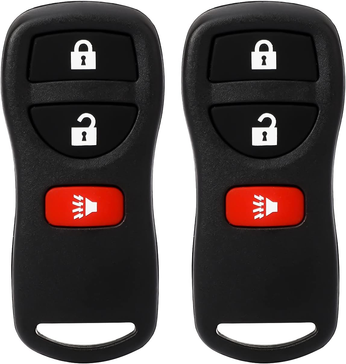 Keyless Entry Remote Control: Car Key Fob 3 Button Clicker Transmitter Entry Remote Key fob Replacement for KBRASTU15 (2 Pack)