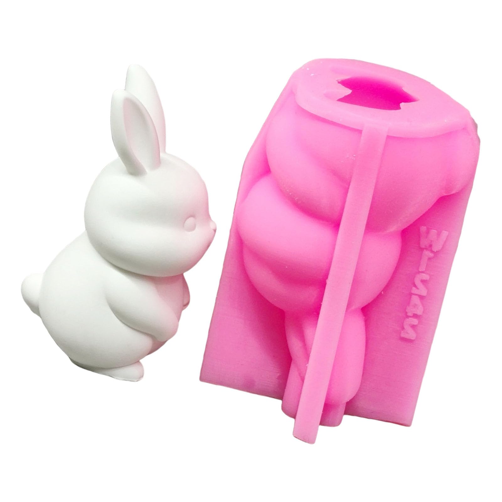 Buxuaaaa Hare Silicone for Resin Casting Soap Chocolate Hare Mold