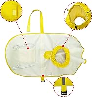 Vista 3 de Mikayoo - Impermeable ajustable para perros, poncho a prueba de agua, ropa ligera para lluvia con capucha y tira reflejante