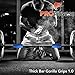 ProFitness Thick Bar Grips 1.0 Turns Barbell, Dumbbell, and Kettlebell Into Thick Gripz for Muscle Growth. Strengthen Weight Training/Bodybuilding/Strongman/WOD (Blue, 1.0 (Beginner Thick Grip))