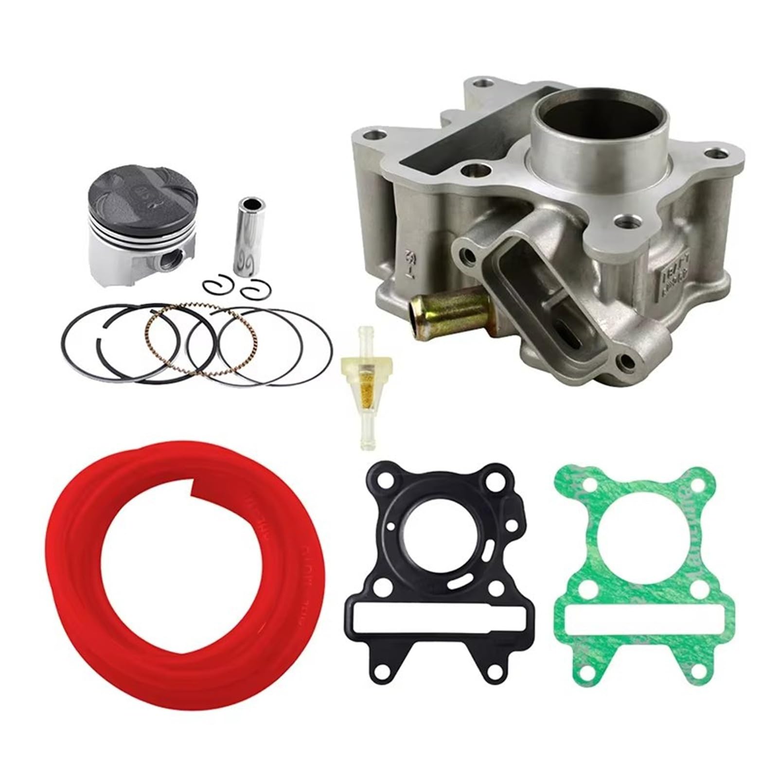 Cilindro Pistone Guarnizioni Per XC50D XC50H XC50R BX50S BX50N Moto 38 Millimetri Cilindro Pistone Testa Guarnizione Filtro Carburante Tubo Dell'olio