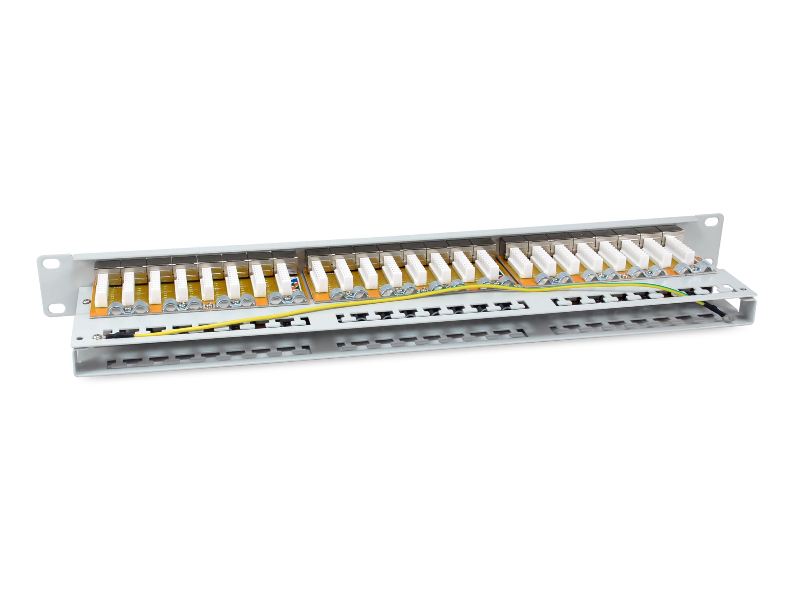 Equip 326526 48-Port Cat.6A geschirmtes Patchpanel, hellgrau