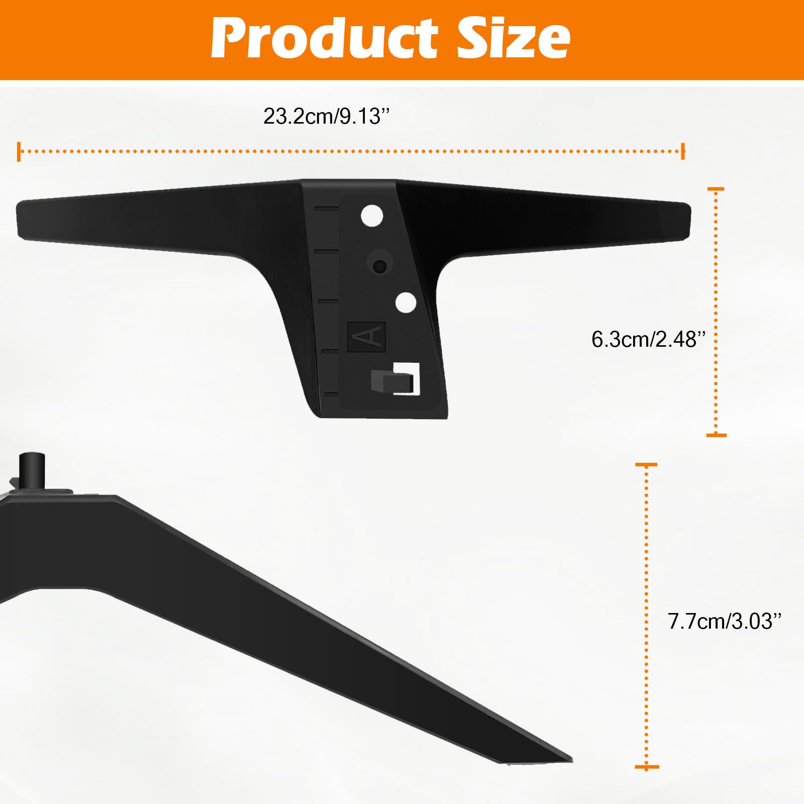 Pieds de Rechange pour TV LG,Support TV Compatible pour LG Support de Smart TV Pied de Tele avec Vis Support de Remplacement 49,50,55,Numéro de pièce: MAM649841 (49 50 55 Pouces)