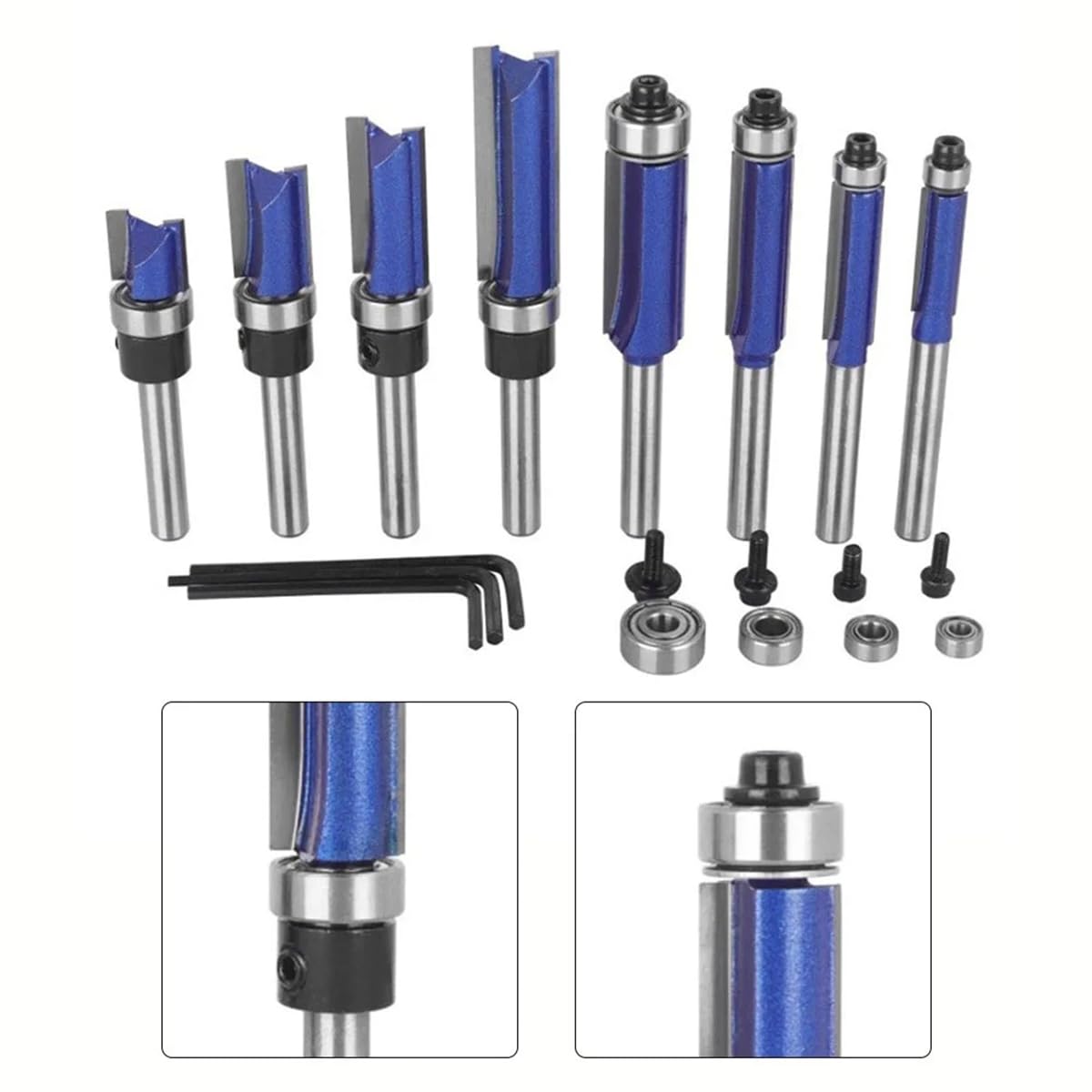 リュータービットセット 87個 プラスチックケース付き リュータービットセット 87個 プラスチックケース付き