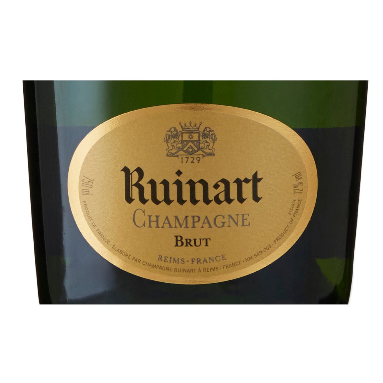 Champagne - Lot de 6 Ruinart Brut - Livraison offerte - 6x75cl