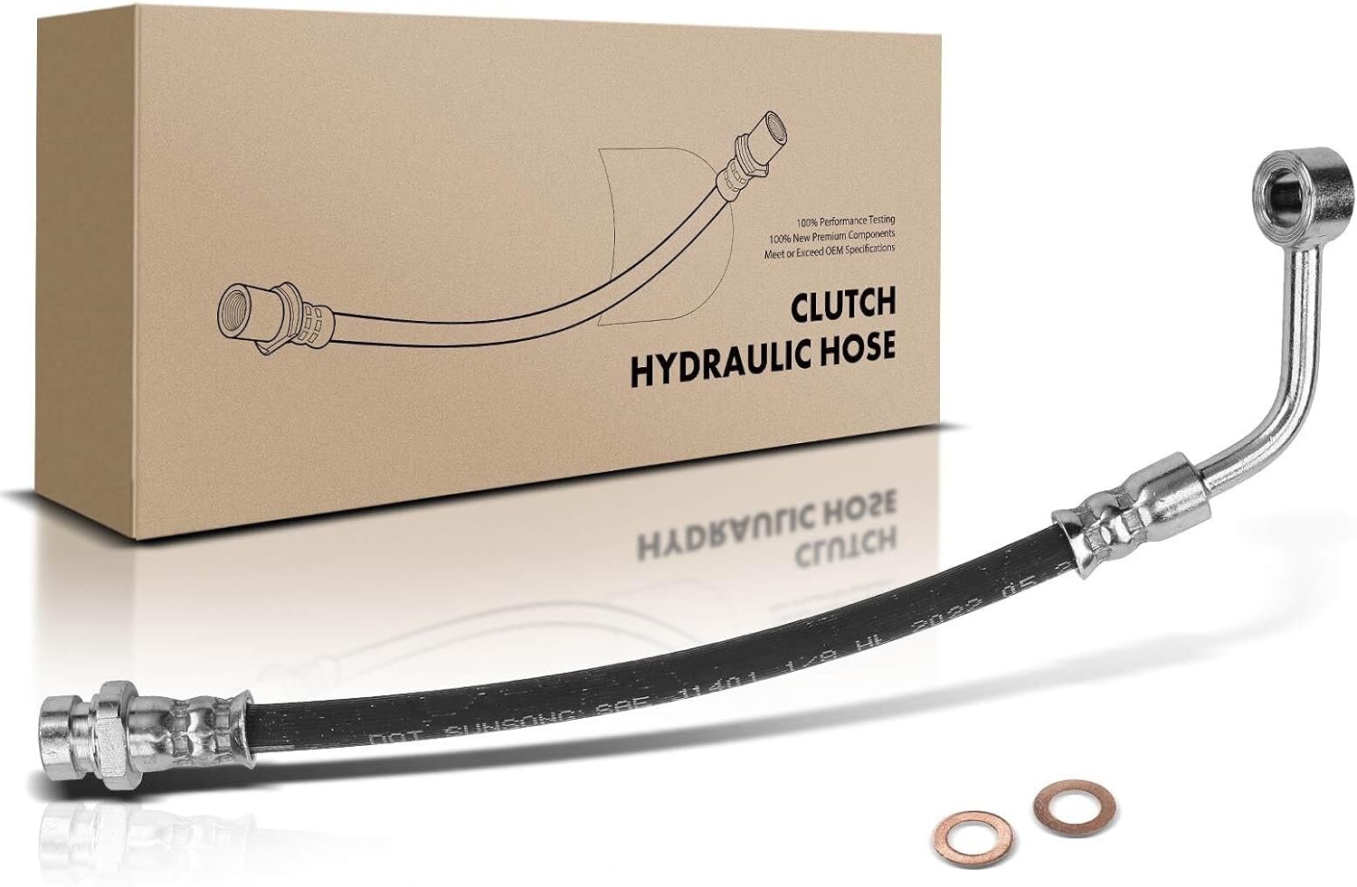 Replacement Parts for Clutch Hydraulic Hose Line for Hyundai Elantra 2001-2006 Kia Spectra 2005-2009 Mod-AP88P-44918