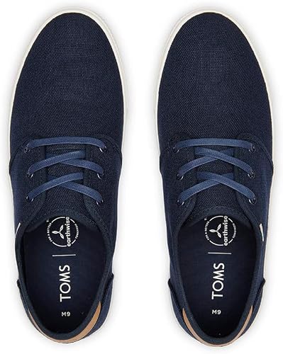 TOMS Men's Carlo Sneaker, Navy, 9 UK - 4