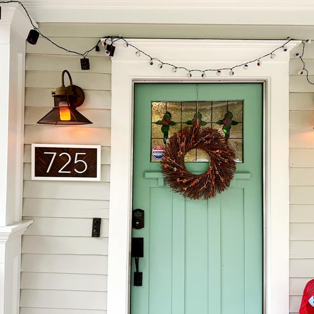 3Inch Self-Adhesive Acrylic House Numbers - Modern White Mailbox Numbers for Home, Apartment, Office, Hotel Room - Easy Installation(0)