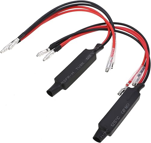 Miniatura 5 de ANKIA - 4 unidades de 12 V universal indicador de señal de giro de motocicleta intermitente LED resistencia de carga decodificador adaptador de