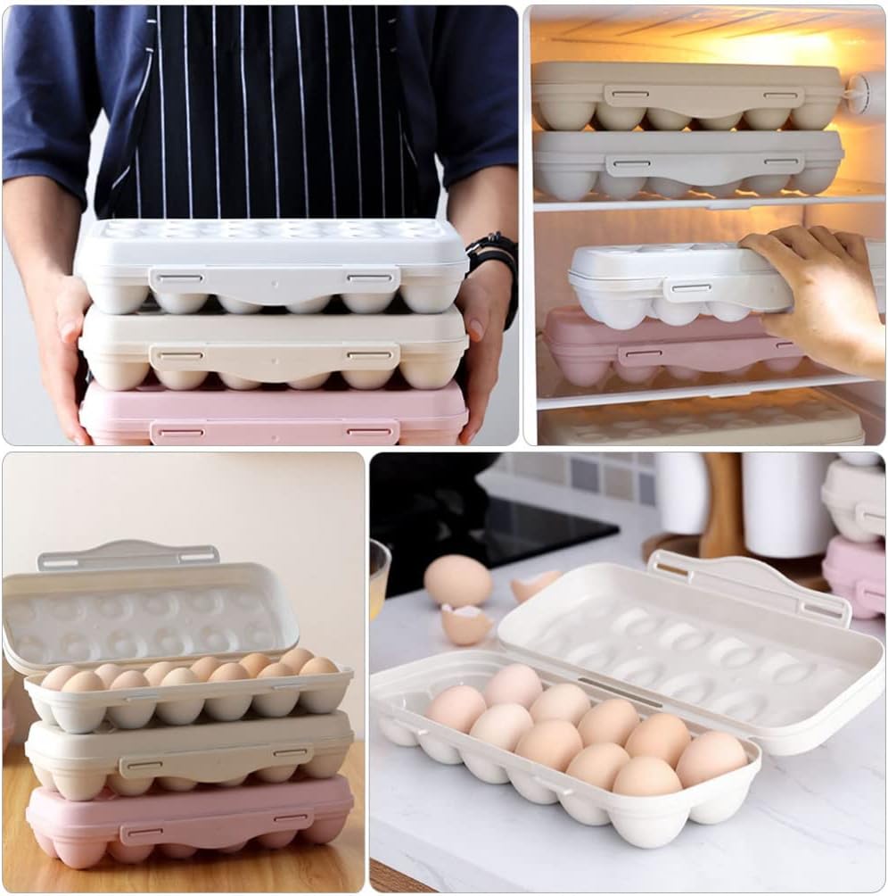Box Outdoor Egg Carton Egg Holder Fridge Drawer Organizer Egg Trays Camping Refrigerator Camping Accessory Shelves Brackets Portable Fridge Egg Storage Food Pp Eggshell