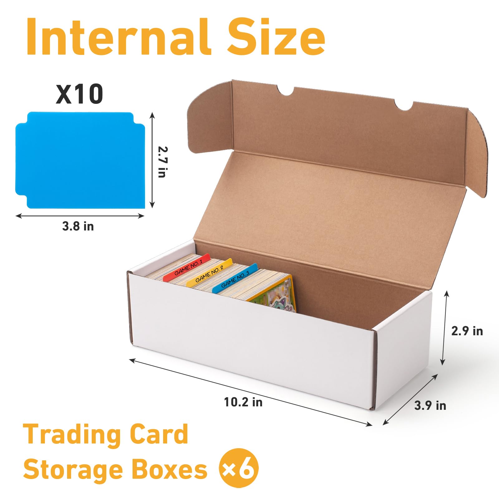 Amazon.co.jp: SUNEZLGO トレーディングカード収納ボックス