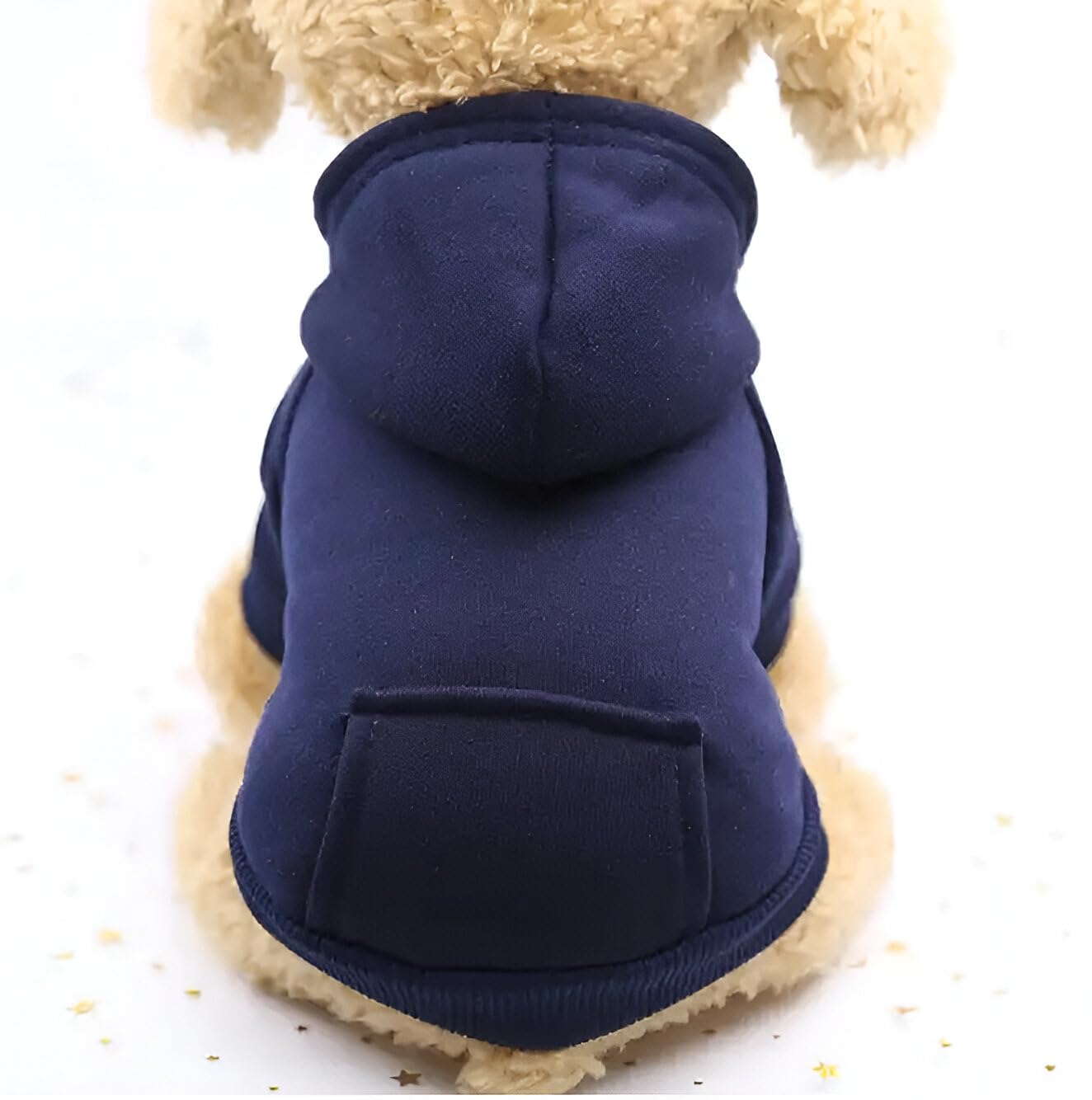 HUCHA Dog Hoodie | Winter Wear for Dogs | Dog Sweatshirt | Washable & Cozy Dog Clothes | Easy to Wear Dog Winter Clothes | Warm & Fashionable Dogs Clothes | for Small Dogs 0-6 Months | Navy (B0CND3FLQL) Amazon Price History, Amazon Price Tracker