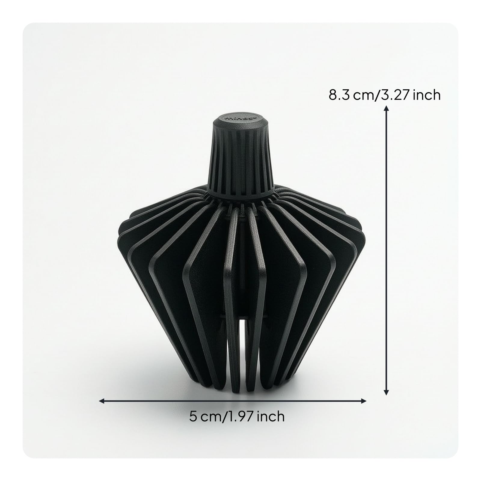 rockible Filtro Café con Brazos Plegables Ajustable Soporte Filtro Café Plegable Resistente Cafetera para Baristas, Array, Negro