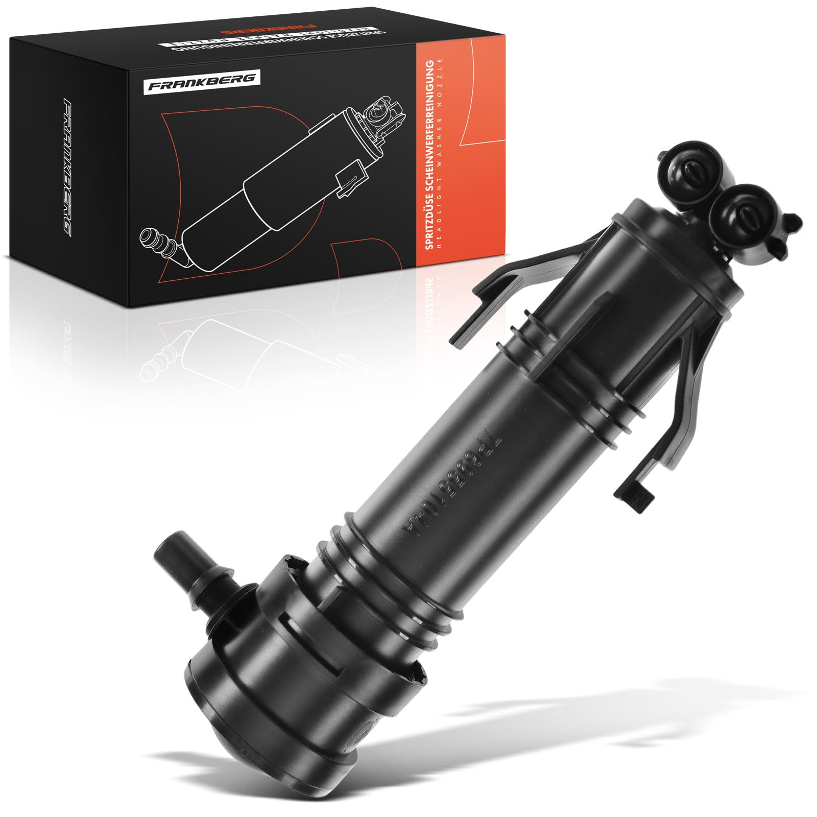 Frankberg HeadLight Headlamp Washer Nozzle Jet Sprayer Front Right Driver Side Compatible with T.i.g.u.a.n 5N All Engine SUV 2015-2017, T.i.g.u.a.n AD1 All Engine SUV 2016-2017 Replace# 7P6955104A