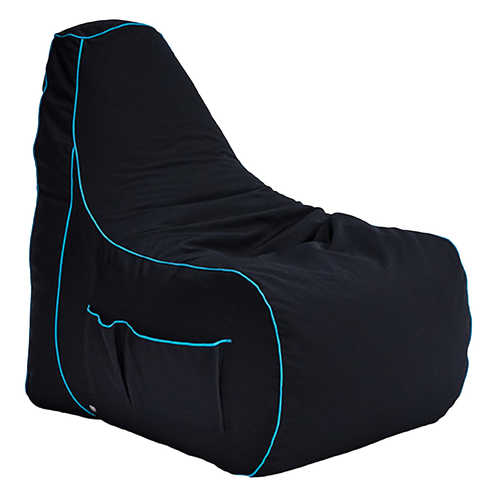 Game Over Poltrona Video Gaming Bean Bag | Puff Poltrona Sacco | per Soggiorni E Interni | Tasche Laterali per I Controller | Supporto per Cuffie | Design Ergonomico (Lich Blade)