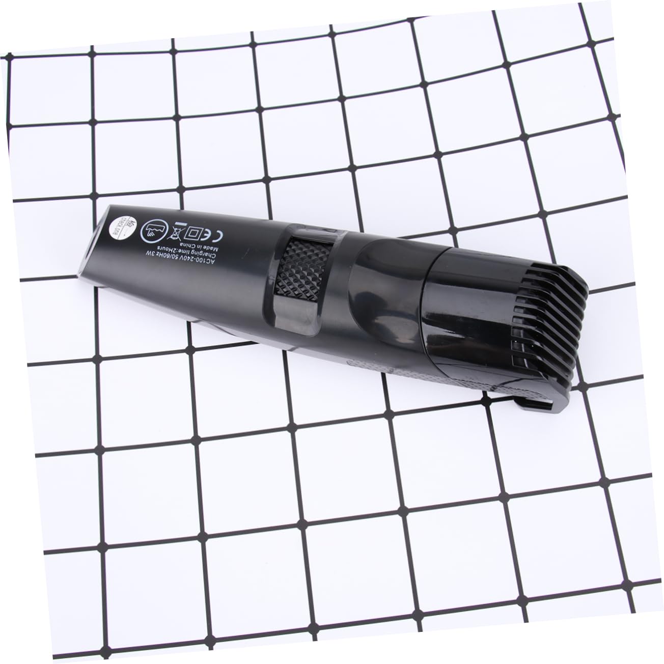 Tagliacapelli Elettrico USB Ricaricabile Nero in Metallo