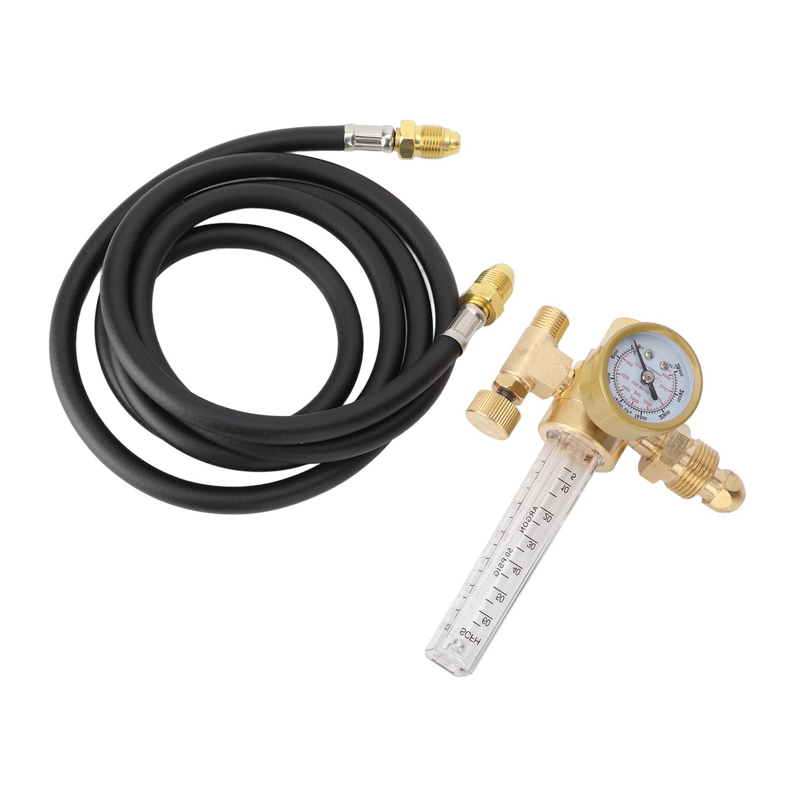 Manometro 'argon, Regolatore della Pressione 'argon 0-4000Psi, Regolatore con Tubo 200 Cm Manometro CGA580