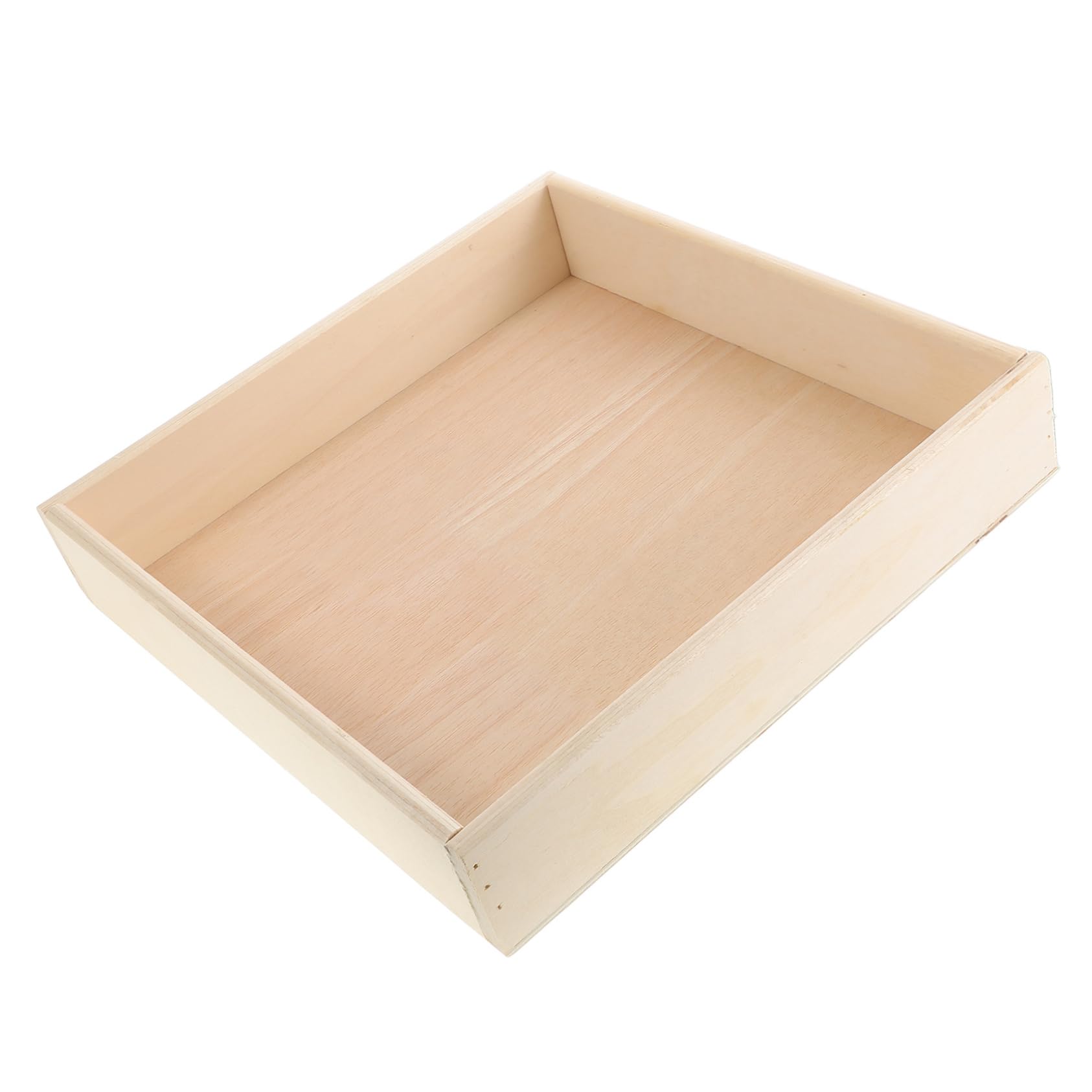 SUPVOX Sleek Wooden Boys and Girls Sand Tray Compact Outdoor Indoor Sand for Boys and Girls Toy Safe Wooden Sandbox Toy