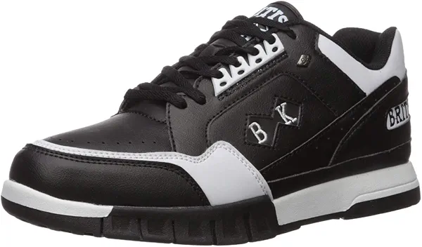 British Knights mens Metros Fashion Sneaker, Black/White, 10.5 US