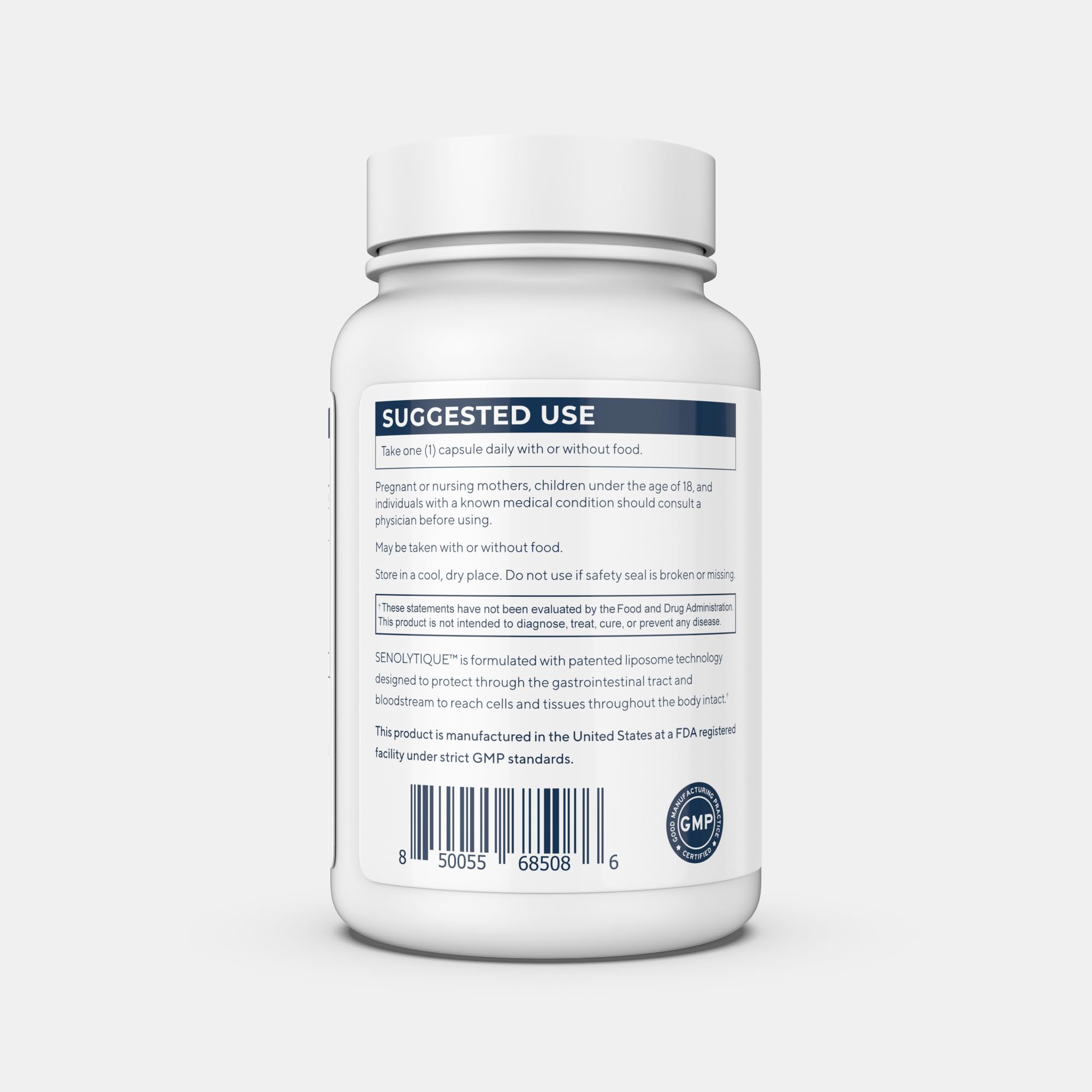 Renue By Science Senolytique Senolytic Supplements | 60 Capsules with Fisetin (35mg) Quercetin (78mg) & Spermidine (3mg) per Serving | Liposomal Formula | Manufactured in the USA & Third-Party Tested — Amazon image 3
