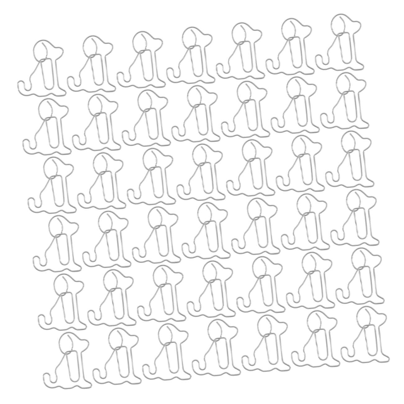 Garneck 5 Set Di Graffette Adorabili Per Cani Piccole Graffette in Metallo Forniture Per Ufficio Graffette Multifunzionali 100 Pezzi*5