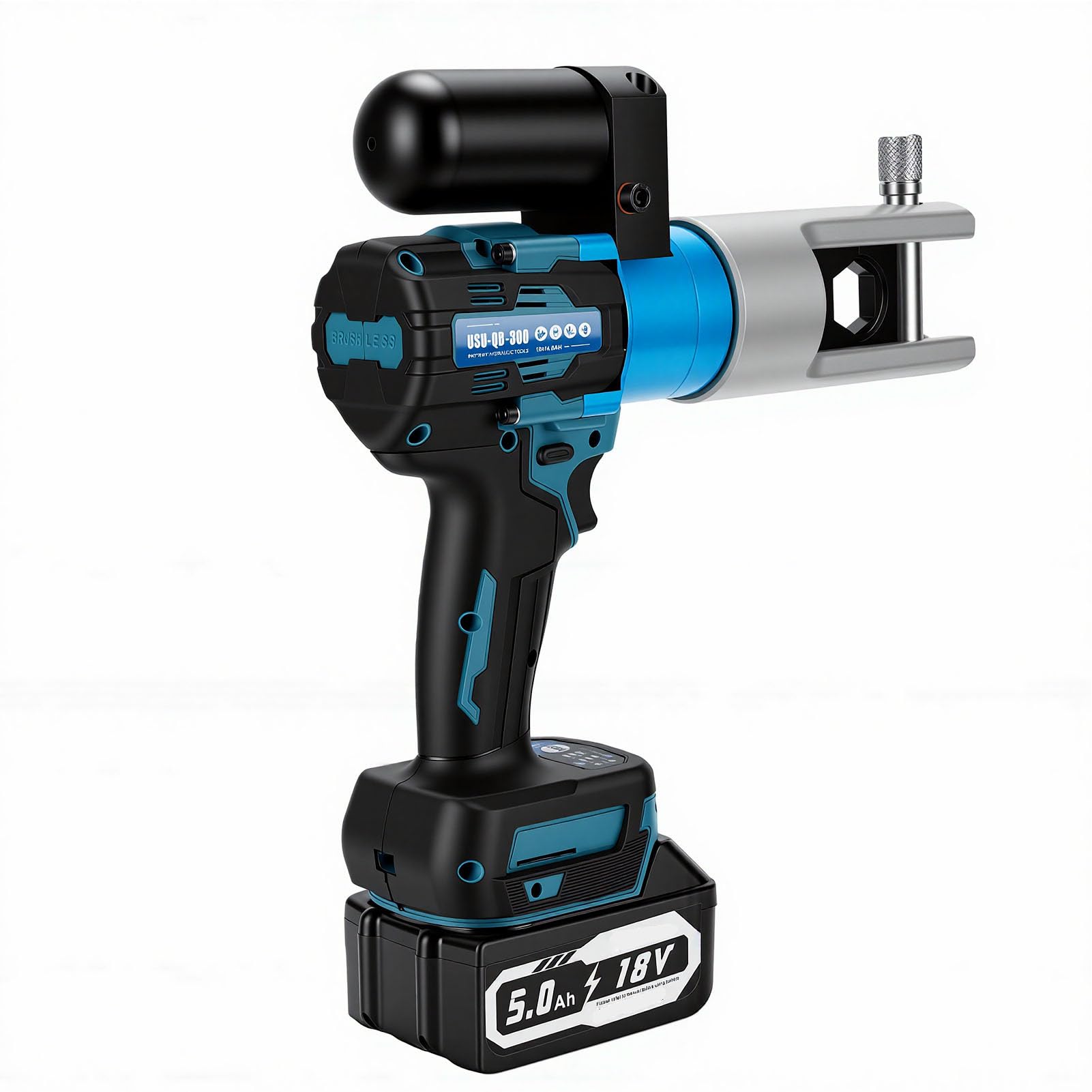 Matybobe Pince à Sertir Hydraulique électrique, 90KN, Légère et Portable