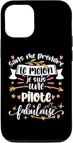 iPhone 13 Pro Pilote Fabuleuse femme Formation Pilote Anniversary Avion Case