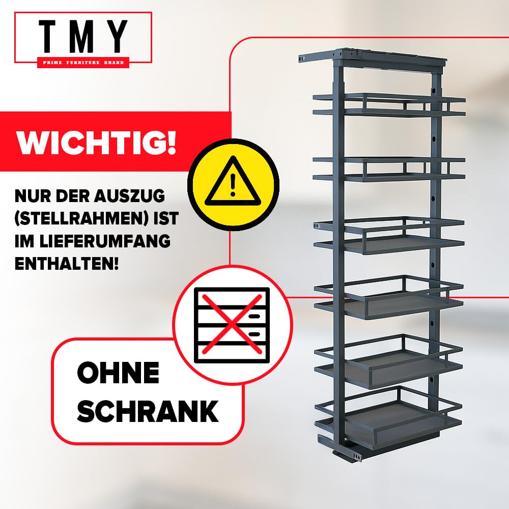 TMY Unterschrankauszug Küchen Schrank Organizer Teleskopschublade