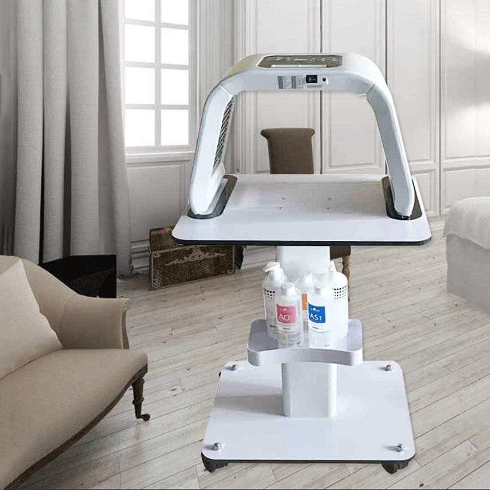 Carrello per Porte Di Carrello da Porto Mobile Carrello da Servizio Di Carrello Di Bellezza Bianca Carrello Rotolare con Vassoio Di Stoccaggio, Carrello Di Utilità Multiuso Commerciale Del Tatu