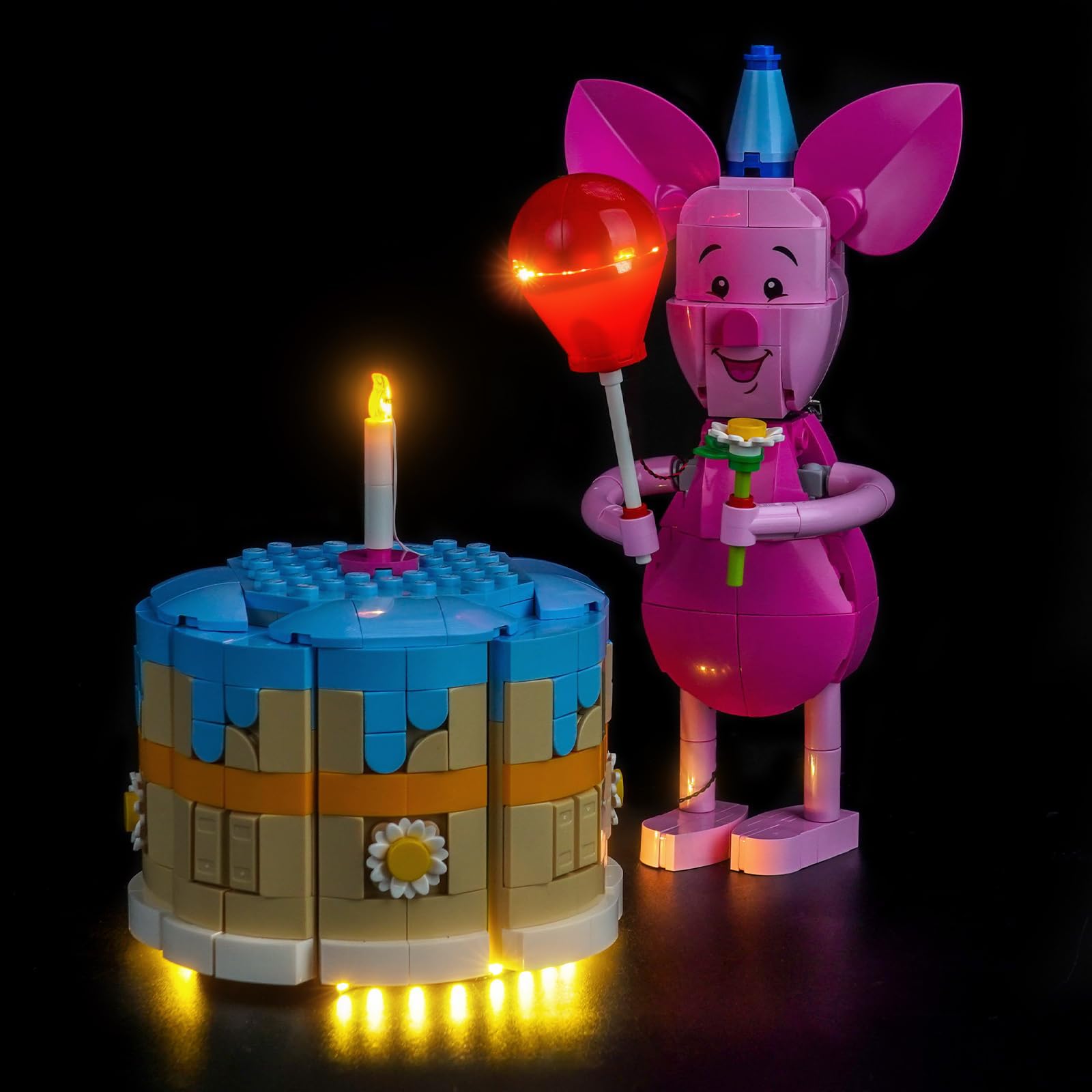 LED Lighting Kit for Lego 43305 Piglet's Birthday Fun - USB Powered Bright Light Effect, DIY Solderless Lights Easy to Install (Model Not Included)