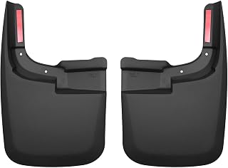 Husky Liners — Front Mud Guards | Fits 2017-2024 Ford F-250/F-350 Super Duty w/o OEM Fender Flares - Black, 2 Pc | 58461